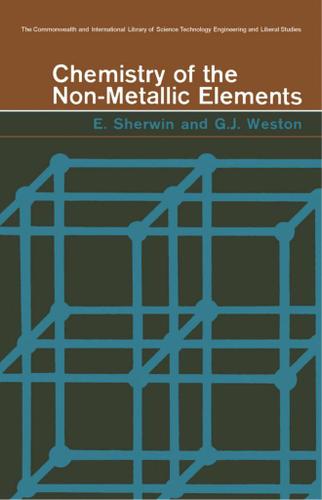 Cover image for Chemistry of the Non-Metallic Elements