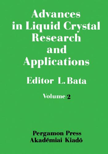Cover image for Advances in Liquid Crystal Research and Applications