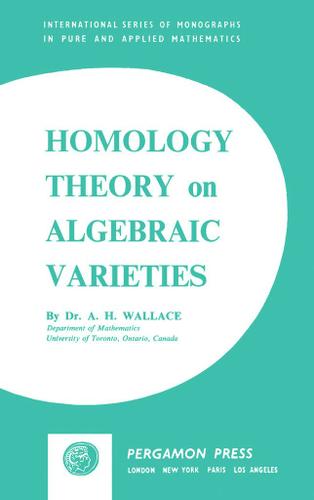 Cover image for Homology Theory on Algebraic Varieties