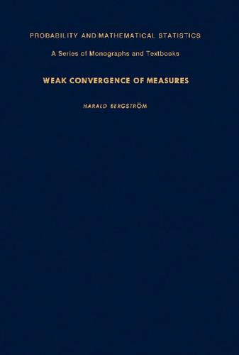 Cover image for Weak Convergence of Measures