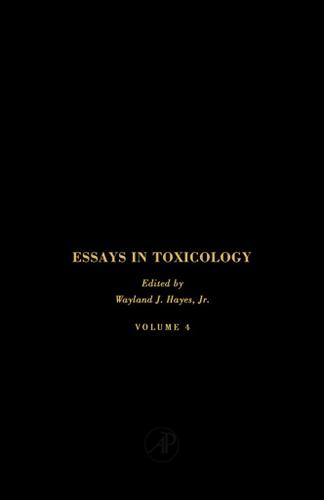 Cover image for Essays in Toxicology