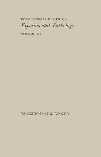 Cover image for Transition Metal Toxicity