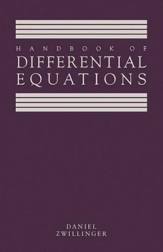 Cover image for Handbook of Differential Equations