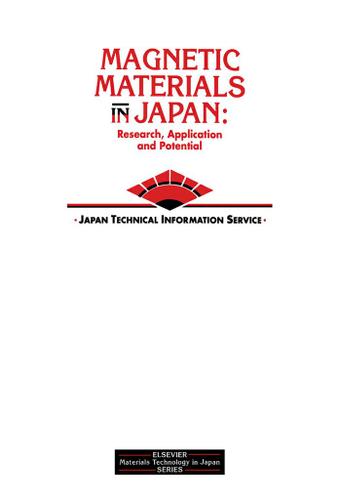 Cover image for Magnetic Materials in Japan