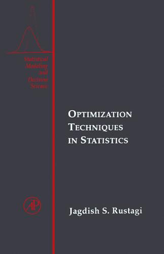 Cover image for Optimization Techniques in Statistics