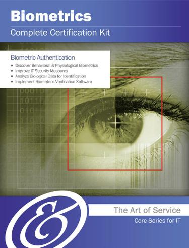 Biometrics Complete Certification Kit - Core Series for IT