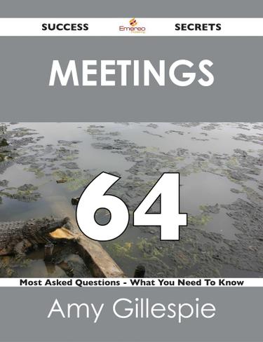 Cover image for Meetings 64 Success Secrets - 64 Most Asked Questions On Meetings - What You Need To Know