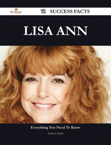 Cover image for Lisa Ann 71 Success Facts - Everything you need to know about Lisa Ann
