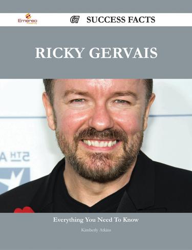 Cover image for Ricky Gervais 67 Success Facts - Everything you need to know about Ricky Gervais