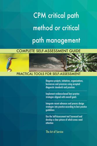 Cover image for CPM critical path method or critical path management Complete Self-Assessment Guide