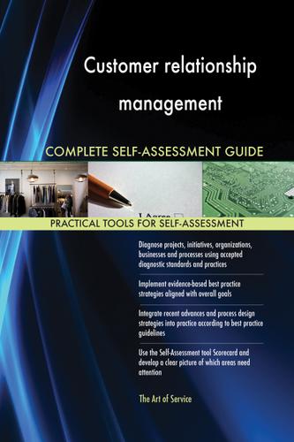 Cover image for Customer relationship management Complete Self-Assessment Guide