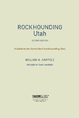 Cover image for Rockhounding Utah