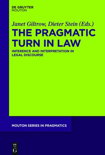 Cover image for The Pragmatic Turn in Law