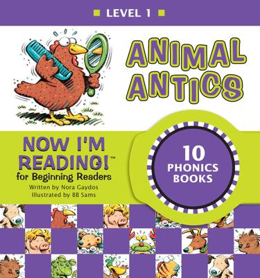 Cover image for Now I'm Reading! Level 1: Animal Antics