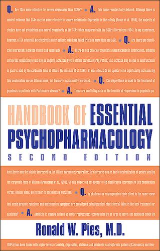 Cover image for Handbook of Essential Psychopharmacology