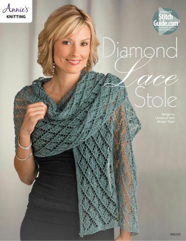 Cover image for Diamond Lace Stole
