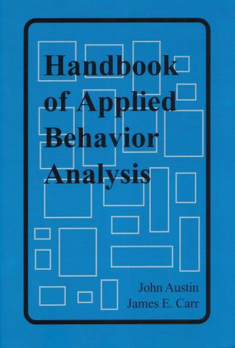 Cover image for Handbook of Applied Behavior Analysis