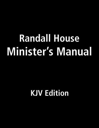 Cover image for Randall House Minister's Manual KJV Edition
