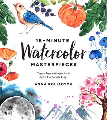 Cover image for 15-Minute Watercolor Masterpieces