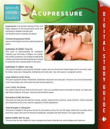 Acupressure (Speedy Study Guides)