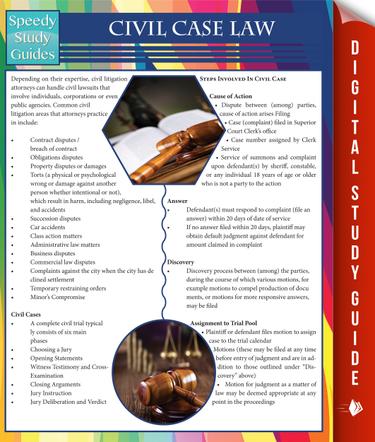 Cover image for Civil Case Law (Speedy Study Guides)