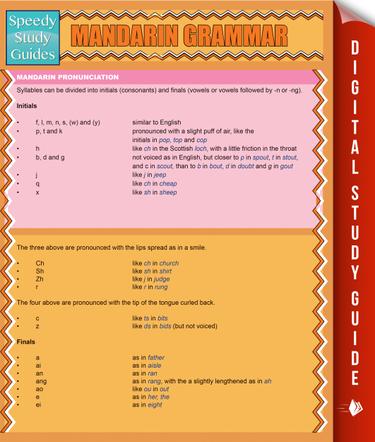 Cover image for Mandarin Grammar (Speedy Study Guides)