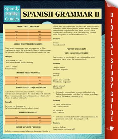 Spanish Grammar II (Speedy Language Study Guides)