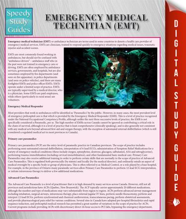 Cover image for Emergency Medical Technician (EMT) (Speedy Study Guide)