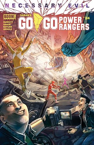 Cover image for Saban's Go Go Power Rangers #24