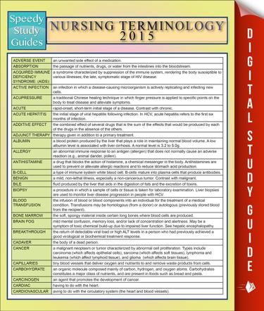 Nursing Terminology 2015