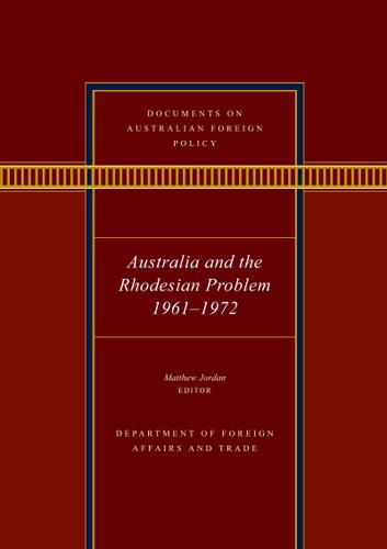 Cover image for Documents on Australian Foreign Policy