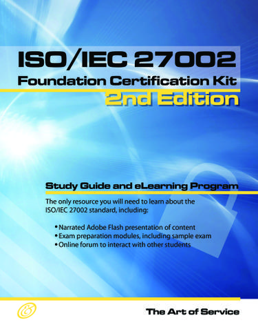 ISO/IEC 27002 Foundation Complete Certification Kit - Study Guide Book and Online Course - Second edition