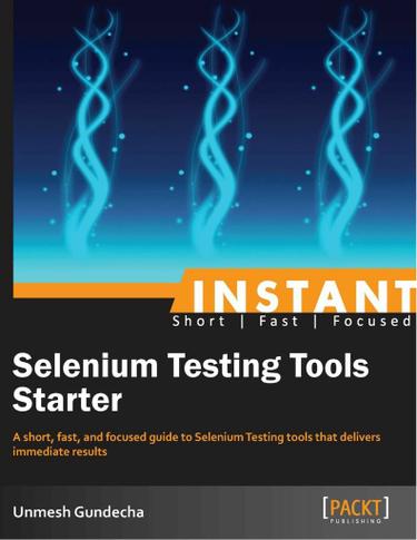 Instant Selenium Testing Tools Starter