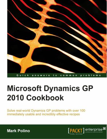 Cover image for Microsoft Dynamics GP 2010 Cookbook