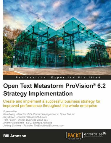 Open Text Metastorm ProVisionA 6.2 Strategy Implementation