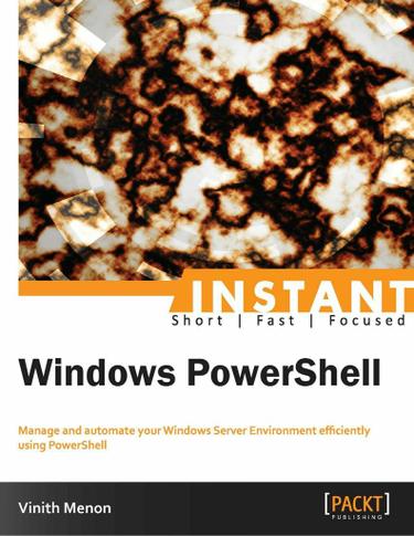 Cover image for Instant Windows PowerShell