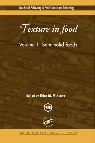 Cover image for Texture in Food