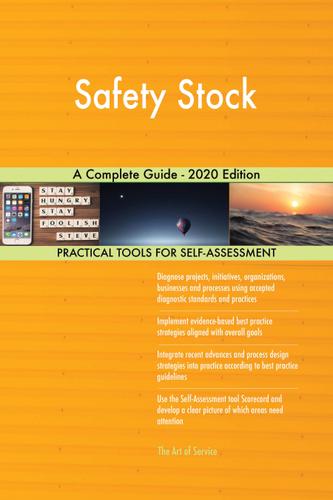 Cover image for Safety Stock A Complete Guide - 2020 Edition