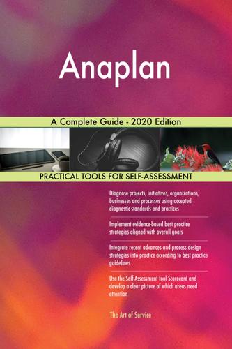 Cover image for Anaplan A Complete Guide - 2020 Edition