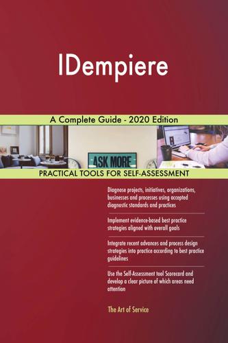 Cover image for IDempiere A Complete Guide - 2020 Edition