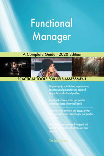 Cover image for Functional Manager A Complete Guide - 2020 Edition