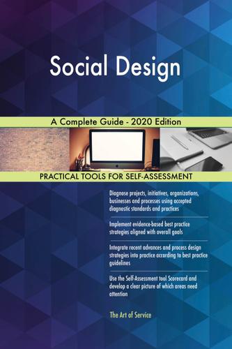 Cover image for Social Design A Complete Guide - 2020 Edition