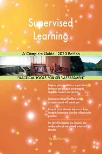 Cover image for Supervised Learning A Complete Guide - 2020 Edition