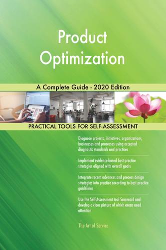 Cover image for Product Optimization A Complete Guide - 2020 Edition