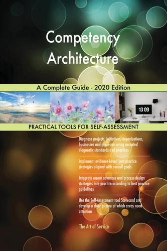 Cover image for Competency Architecture A Complete Guide - 2020 Edition
