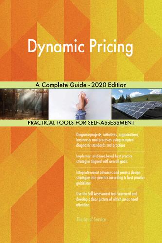Cover image for Dynamic Pricing A Complete Guide - 2020 Edition