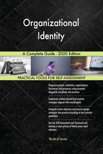 Cover image for Organizational Identity A Complete Guide - 2020 Edition