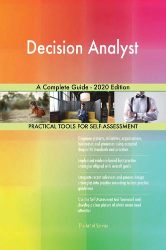 Cover image for Decision Analyst A Complete Guide - 2020 Edition