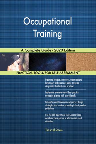 Cover image for Occupational Training A Complete Guide - 2020 Edition