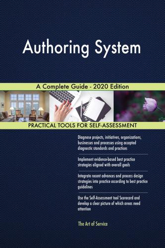 Cover image for Authoring System A Complete Guide - 2020 Edition